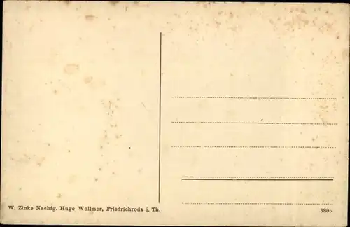 Ak Ruhla in Westthüringen, Totalansicht der Ortschaft, Wald, Häuser