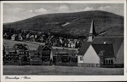 Ak Braunlage im Oberharz, Teilansicht