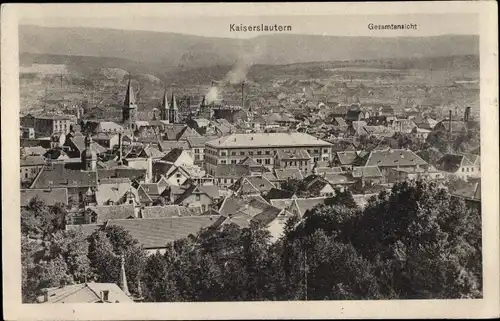 Ak Kaiserslautern in Rheinland Pfalz, Gesamtansicht, S.B. 2. E. B. 4. bay. J. R.