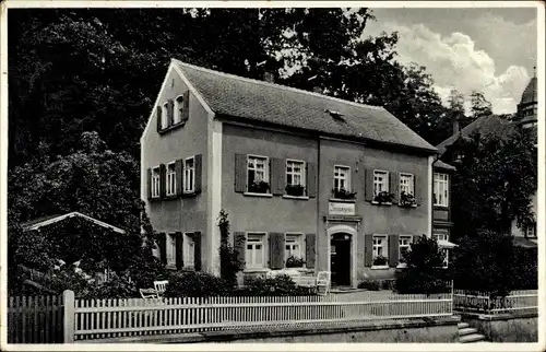 Ak Oybin in der Oberlausitz, Landhaus Immergrün