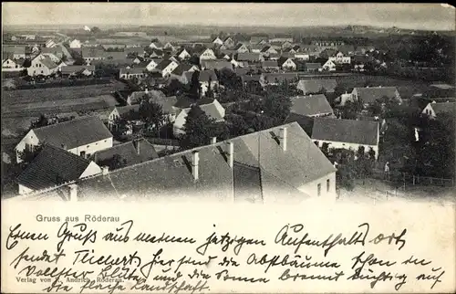 Ak Röderau Zeithain in Sachsen, Panorama