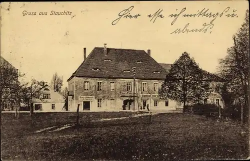 Ak Stauchitz in Sachsen, Gasthof