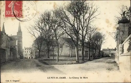 Ak Le Puy Notre Dame Maine et Loire, Le Champ de Mars