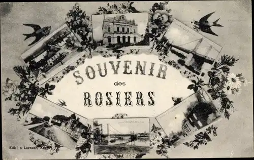 Ak Les Rosiers sur Loire Maine et Loire, Stadtansichten