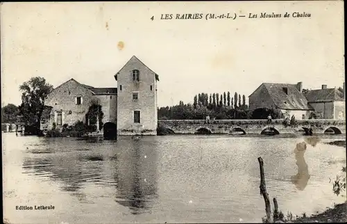 Ak Les Rairies Maine-et-Loire, Les Moulins de Chalou