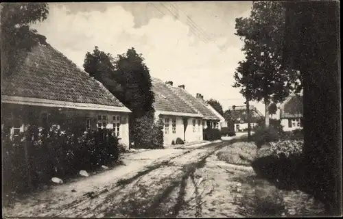 Ak Wiek auf der Insel Rügen, Sächsisches Kinderheim, Straßenpartie