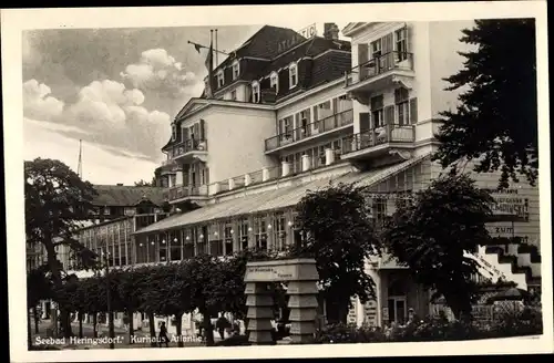 Ak Ostseebad Heringsdorf auf Usedom, Kurhaus Atlantic