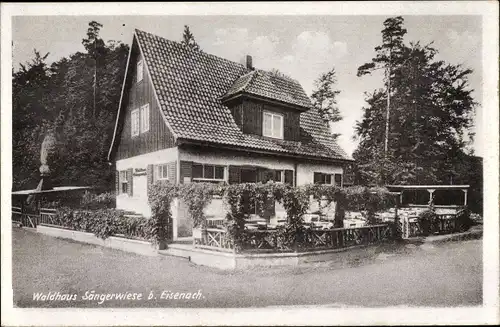 Ak Lutherstadt Eisenach in Thüringen, Waldhaus Sängerwiese