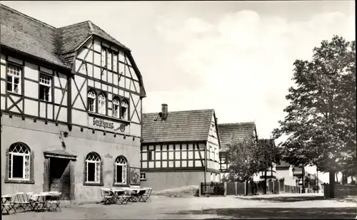 Ak Tautenhain Bad Klosterlausnitz in Thüringen, Im Oberdorf