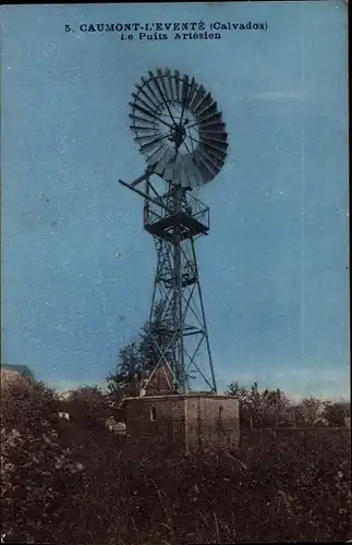 Ak Caumont L´Éventé Calvados, Le Puits artesien