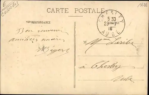 Ak Caumont L´Éventé Calvados, Service des Eaux, le Moulin a Vent