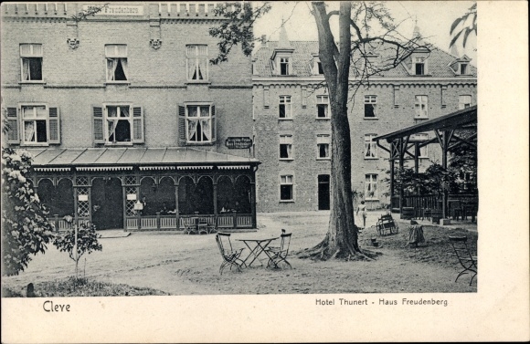 Ak Kleve Am Niederrhein Hotel Thunert Haus Freudenberg Nr 2951808 Oldthing Ansichtskarten Nordrhein Westfalen