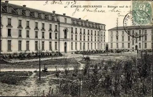 Ak Limeil Brevannes Val de Marne, Bâtiment de l´Hôpital