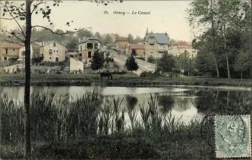 Ak Orsay Essonne, Le Canal