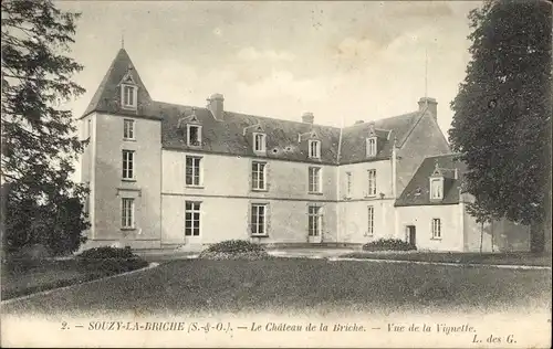 Ak Souzy la Briche Essonne, Le Chateau de la Briche