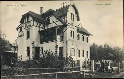 Ak Oybin in der Oberlausitz, Posthaus