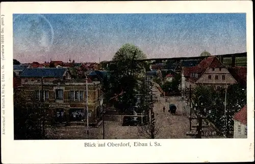 Luna Ak Eibau Kottmar in der Oberlausitz, Blick auf Oberdorf