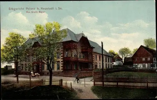 Ak Polenz Neustadt in Sachsen, Erbgericht