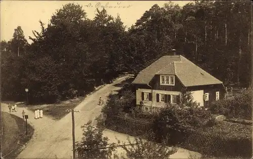 Ak Ullersdorf Radeberg im Kreis Bautzen Sachsen, Radeberger Straße, Wohnhaus