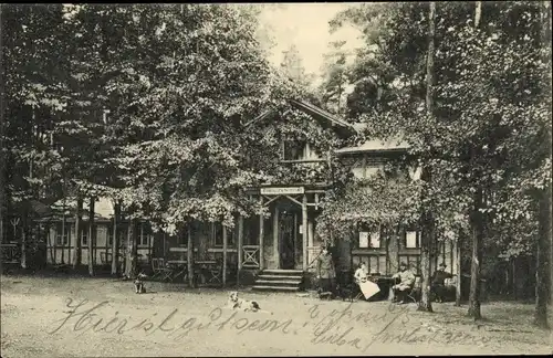 Ak Liegau Augustusbad Radeberg in Sachsen, Forellenschänke