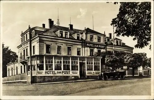 Ak Dresden Nord Langebrück, Hotel zur Post