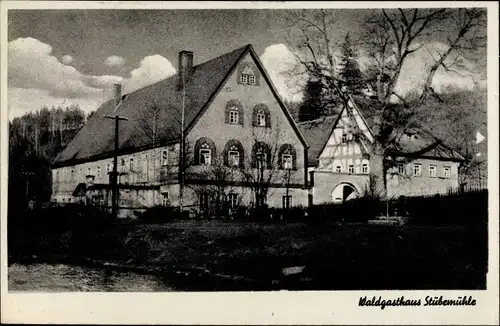 Ak Höckendorf Klingenberg im Erzgebirge Sachsen, Blick auf die Stübemühle