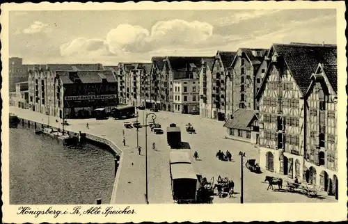 Ak Kaliningrad Königsberg Ostpreußen, Alte Speicher