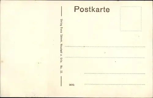 Ak Neustadt an der Orla, Schlossplatz, Carl Alexander Straße