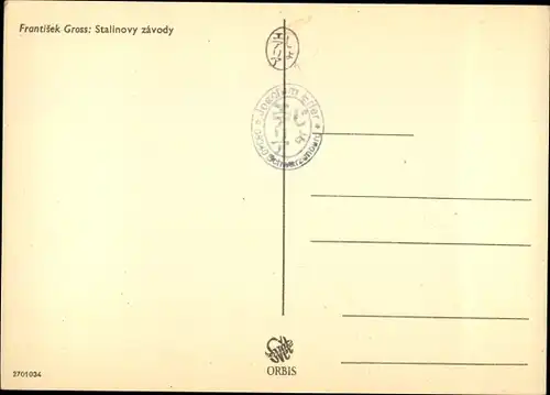 Künstler Ak Gross, F., Stalinovy zavody
