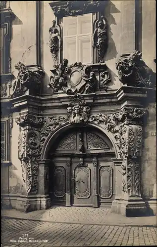 Ak Bamberg, Portal des Prellsche Haus