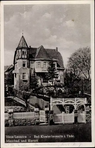 Ak Bad Klosterlausnitz in Thüringen, Haus Leonore