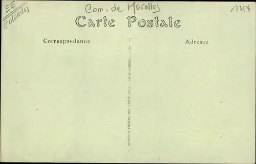 Ak Marolles Calvados, Kriegerdenkmal