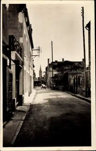 Ak Langrune sur Mer Calvados, La rue de la mer