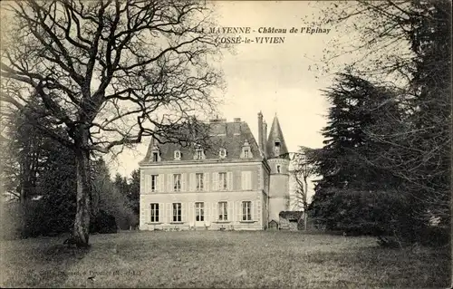 Ak Cossé le Vivien Mayenne, Chateau de l'Epinay