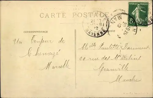 Ak Chemazé Mayenne, Chateau de la Gautrais