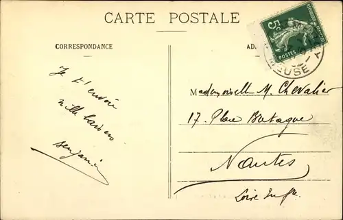 Ak Commercy Meuse, Avenue des Tilleuls Stanislas