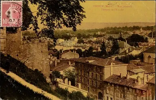 Ak Verdun Meuse, Vue generale