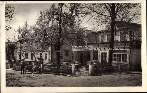 Ak Waltersdorf Bad Schandau Sächsische Schweiz, Gasthaus Stiller Fritz, Auto