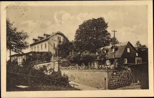 Ak Oybin in der Oberlausitz, Restaurant Josef's Höhe mit Landhaus, Kammweg Lausche Hochwald