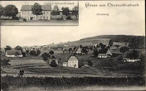 Ak Oberseiffenbach Seiffen im Erzgebirge, Ahornberg, Gasthof
