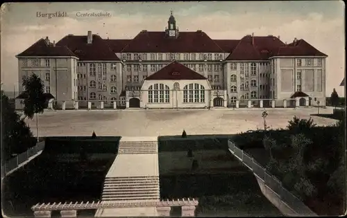 Ak Burgstädt in Sachsen, Centralschule