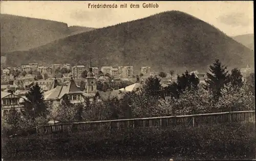 Ak Friedrichroda im Thüringer Wald, Panorama, Gottlob