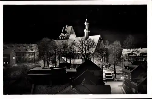 Ak Ehrenfriedersdorf im Erzgebirge, St. Niklas Kirche