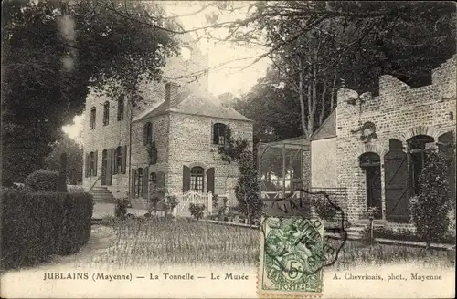 Ak Jublains Mayenne, La Tonnelle, Le Musee