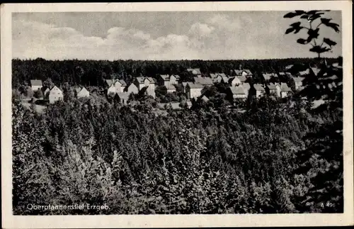 Ak Oberpfannenstiel Lauter Bernsbach im Erzgebirge Sachsen, Teilansicht, Wald