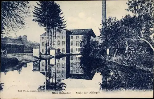 Ak Glos Calvados, Usine sur l'Orbiquet