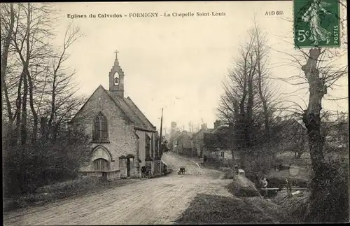 Ak Formigny Calvados, La Chapelle Saint Louis
