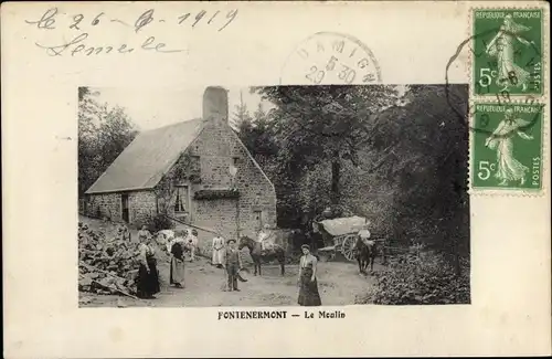 Ak Fontenermont Calvados, Le Moulin