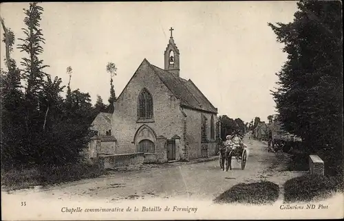Ak Formigny Calvados, La Chapelle commemorative de la Bataille en 1450