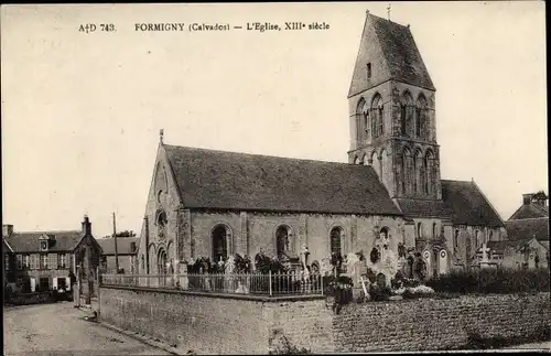 Ak Formigny Calvados, L'Eglise